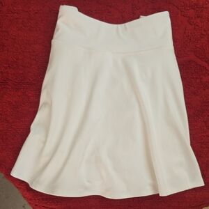 Chic White A-Line Women's Skirt